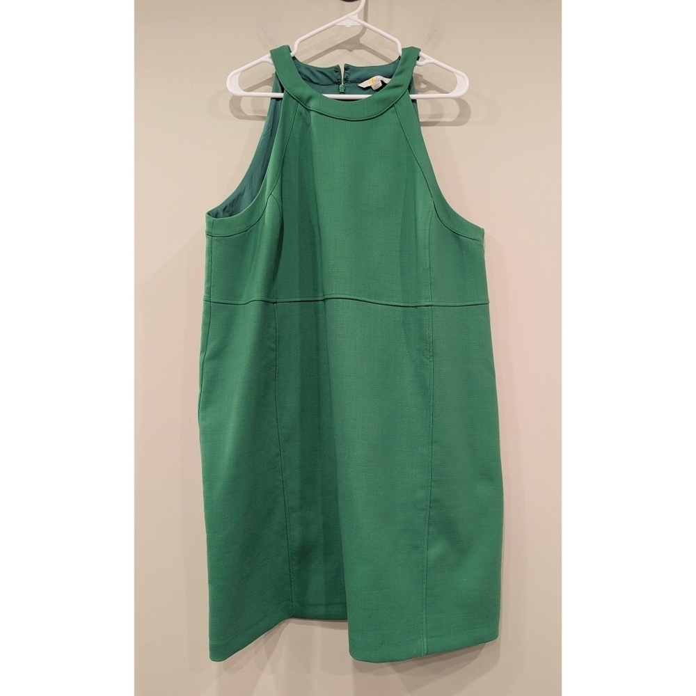 Boden Green Sleeveless Wool Blend Dress Size 16/18 Long